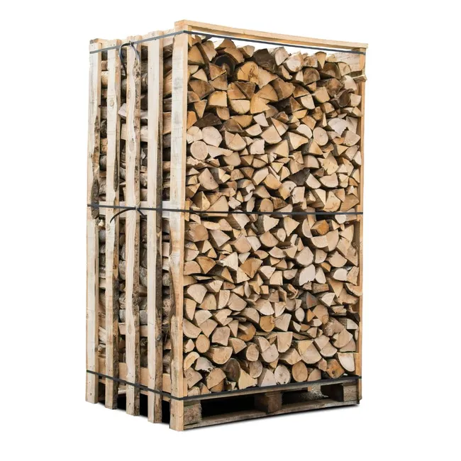 Box 3 stères 30cm droog haardhout - palet van 2,1m3 eik/beuk : kastanjebomen